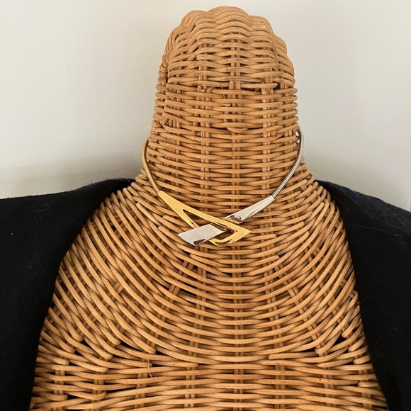 Givenchy necklace two tone vintage-stamped - Picture 3 of 10